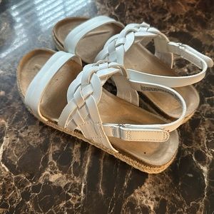 White sandals from cat and Jack